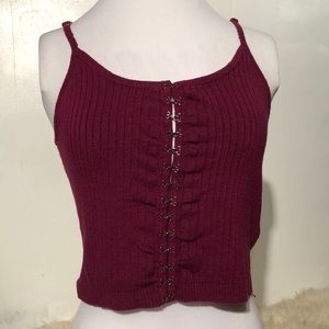 Forever 21 cropped top. Size Large